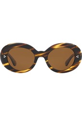 Oliver Peoples Erissa round oversized sunglasses