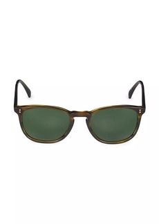 Oliver Peoples Finley 51MM Semi Matte Sable Tortoise Sunglasses