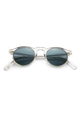Oliver Peoples Gregory Peck 47MM Round Sunglasses