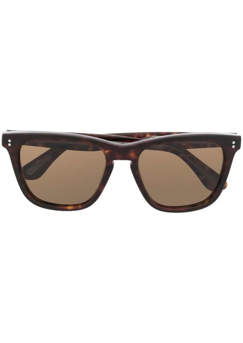 Oliver Peoples Lynes square-frame tortoiseshell sunglasses