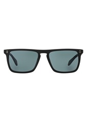 Oliver Peoples Bernardo 58mm Square Sunglasses in Semi Matte Black/Crystal Indi at Nordstrom