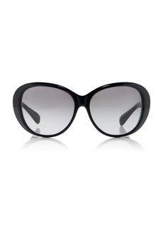 Oliver Peoples - Maridan Oversized Round-Frame Acetate Sunglasses - Black - OS - Moda Operandi