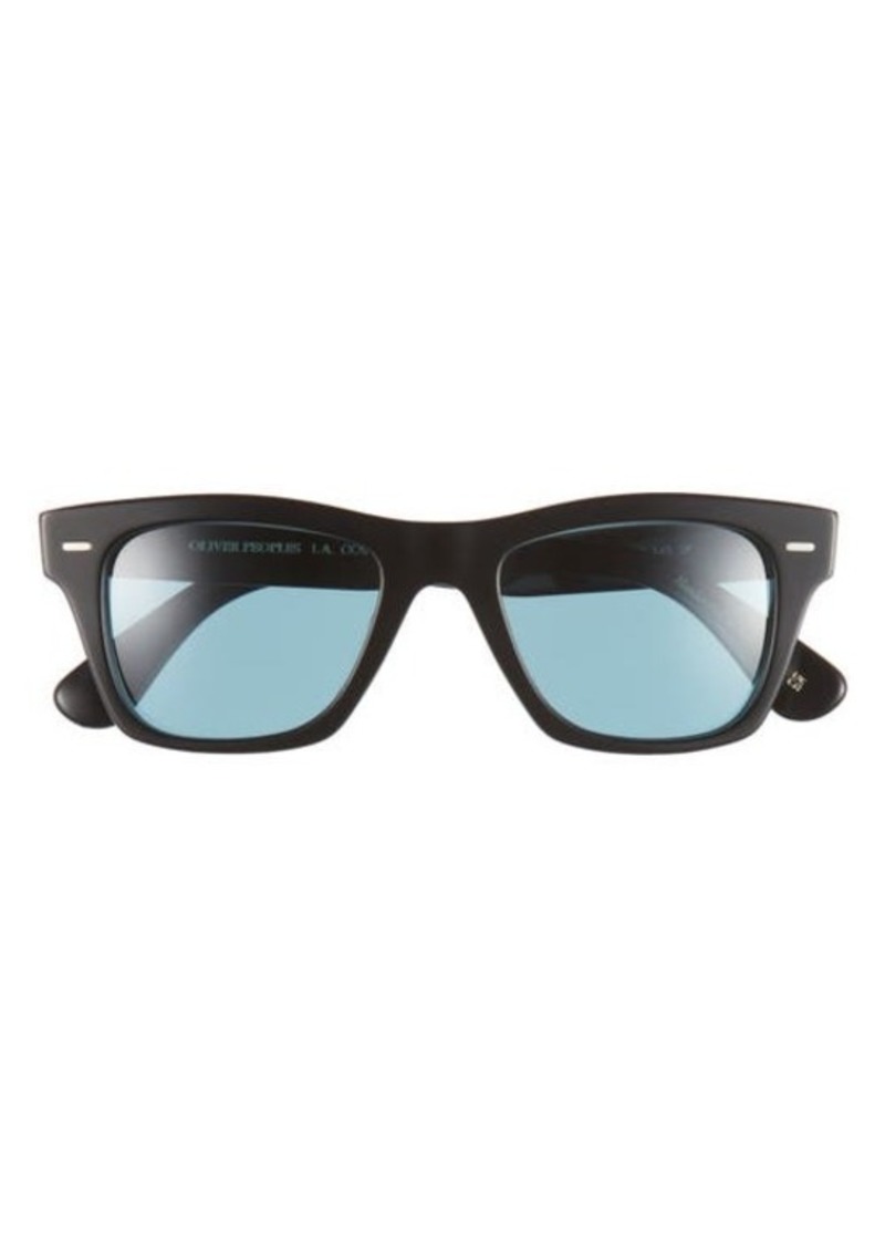 Oliver Peoples 49mm Polarized Square Sunglasses
