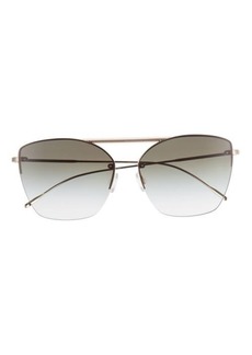 Oliver Peoples Ziane 61mm Gradient Mirrored Sunglasses