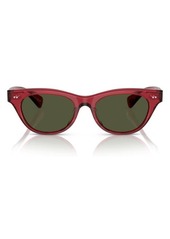 Oliver Peoples Avelin 52mm Butterfly Sunglasses