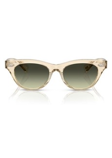 Oliver Peoples Avelin 52mm Gradient Square Sunglasses