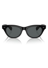 Oliver Peoples Avelin 52mm Polarized Cat Eye Sunglasses