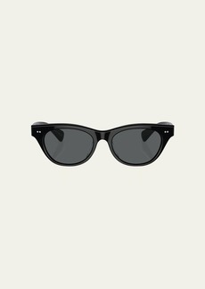 Oliver Peoples Avelin Acetate Butterfly Sunglasses