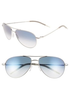 Oliver Peoples Benedict 59mm Photochromic Gradient Aviator Sunglasses