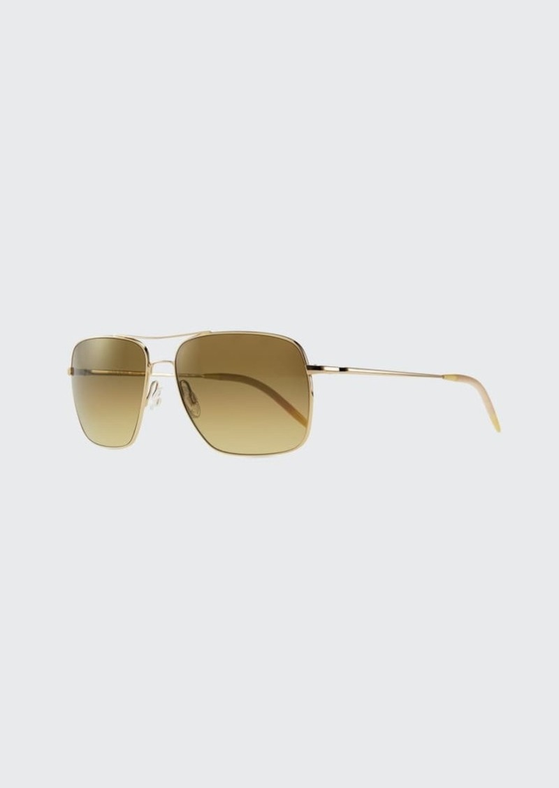 Oliver Peoples Clifton Photochromic Sunglasses  Gold