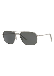 Oliver Peoples Clifton Rectangular Sunglasses, 58mm