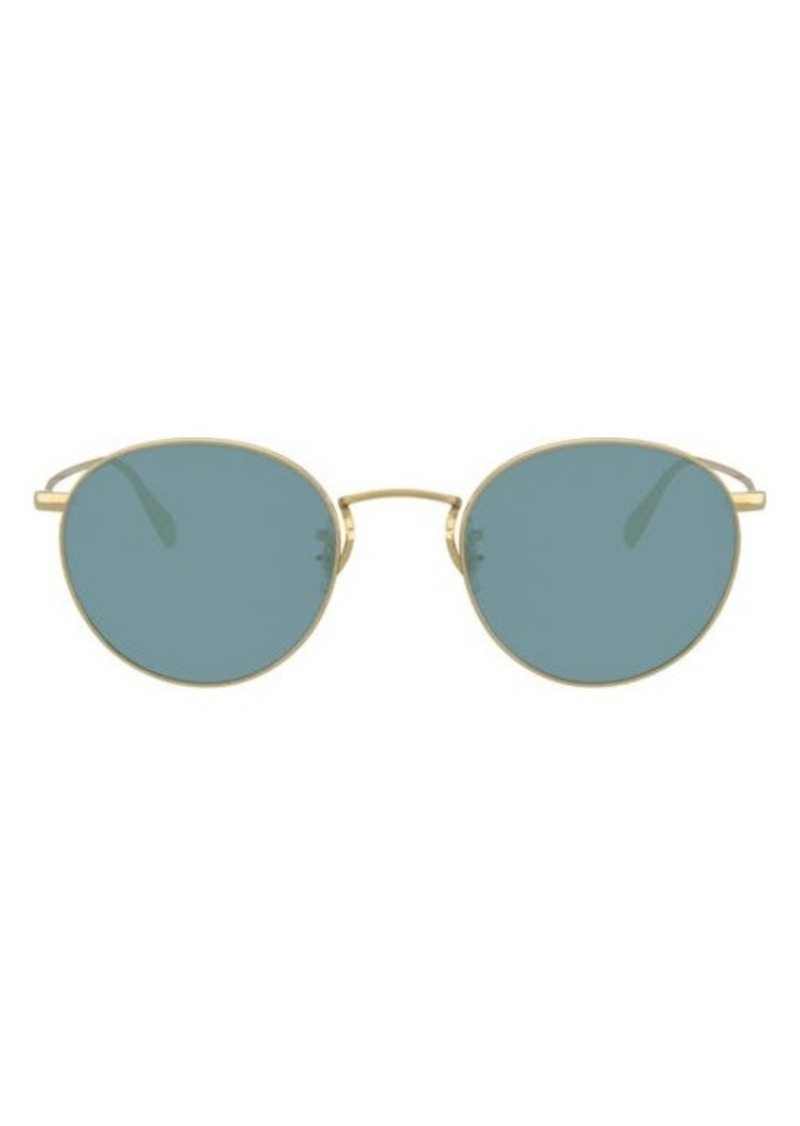Oliver Peoples Coleridge Sun 50mm Tinted Round Sunglasses