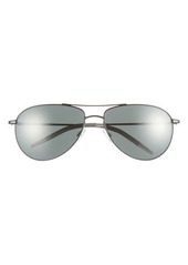 Oliver Peoples Dresner 56mm Polarized Aviator Sunglasses