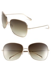 Oliver Peoples Elsie 64mm Oversize Metal Sunglasses