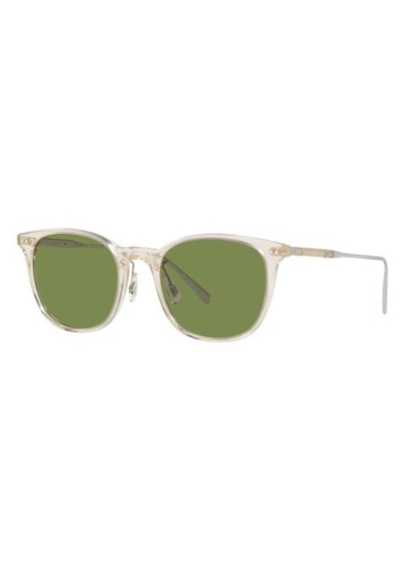 Oliver Peoples Gerardo 51mm Tinted Square Sunglasses
