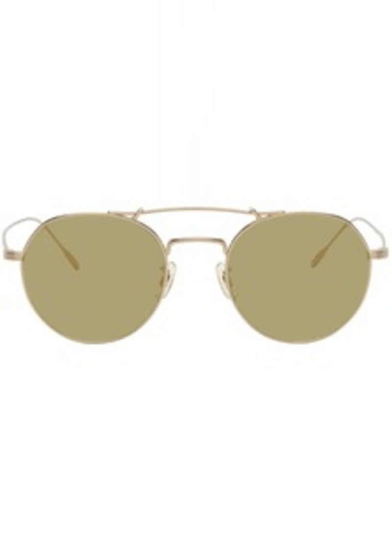 Oliver Peoples Gold Reymont Sunglasses