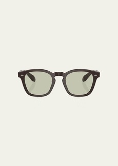 Oliver Peoples Keyhole Acetate Round Optical Glasses