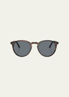 Oliver Peoples Keyhole Round Acetate Sunglasses