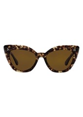 Oliver Peoples Laiya 55mm Polarized Butterfly Sunglasses