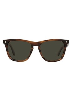Oliver Peoples Lynes 55mm Polarized Pillow Sunglasses