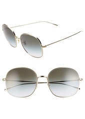 Oliver Peoples Mehrie 57mm Gradient Round Sunglasses