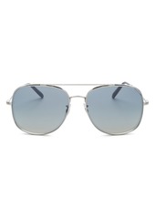 Oliver Peoples Men's Brow Bar Aviator Sunglasses, 54mm