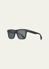 Oliver Peoples Men's Casian Acetate Rectangle Sunglasses