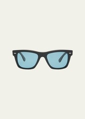 Oliver Peoples Men's Polarized Acetate Square Sunglasses