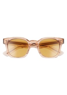 Oliver Peoples Merceaux 50mm Polarized Rectangular Sunglasses in Pink at Nordstrom