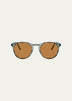 Oliver Peoples O'Malley Acetate Round Sunglasses