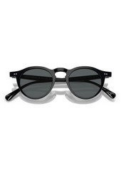 Oliver Peoples OP-13 47mm Polarized Round Sunglasses