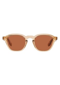 Oliver Peoples Peppe 48mm Square Sunglasses