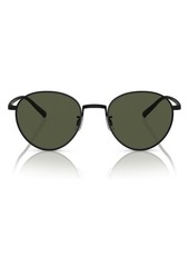 Oliver Peoples Rhydian 49mm Round Sunglasses