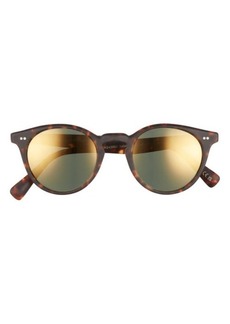 Oliver Peoples Romare 50mm Phantos Sunglasses in Brown at Nordstrom