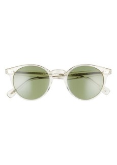 Oliver Peoples Romare 50mm Polarized Phantos Sunglasses in Light Beige at Nordstrom