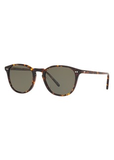 Oliver Peoples Forman Polarized Round Sunglasses, 51mm