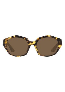 Oliver Peoples x KHAITE 1971C 57mm Irregular Sunglasses