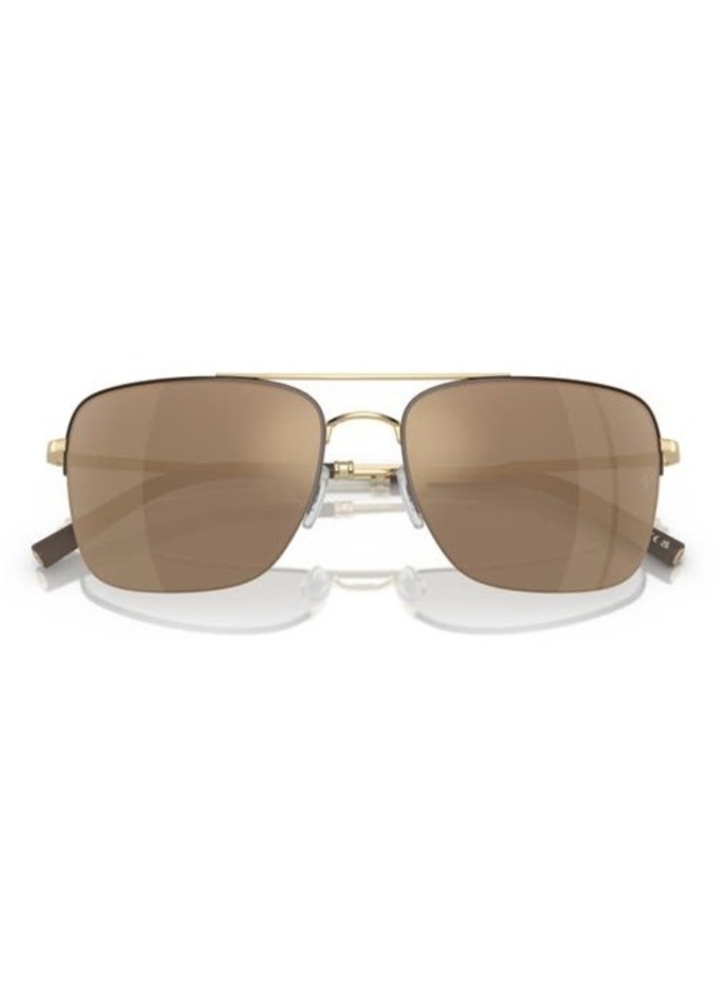 Oliver Peoples x Roger Federer R-2 56mm Irregular Sunglasses