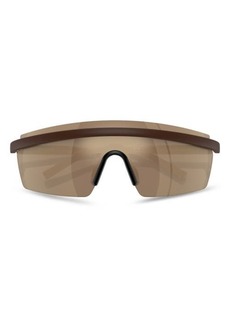 Oliver Peoples x Roger Federer R-4 138mm Rimless Shield Sunglasses