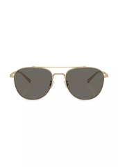 Oliver Peoples Rivetti 55MM Aviator Sunglasses