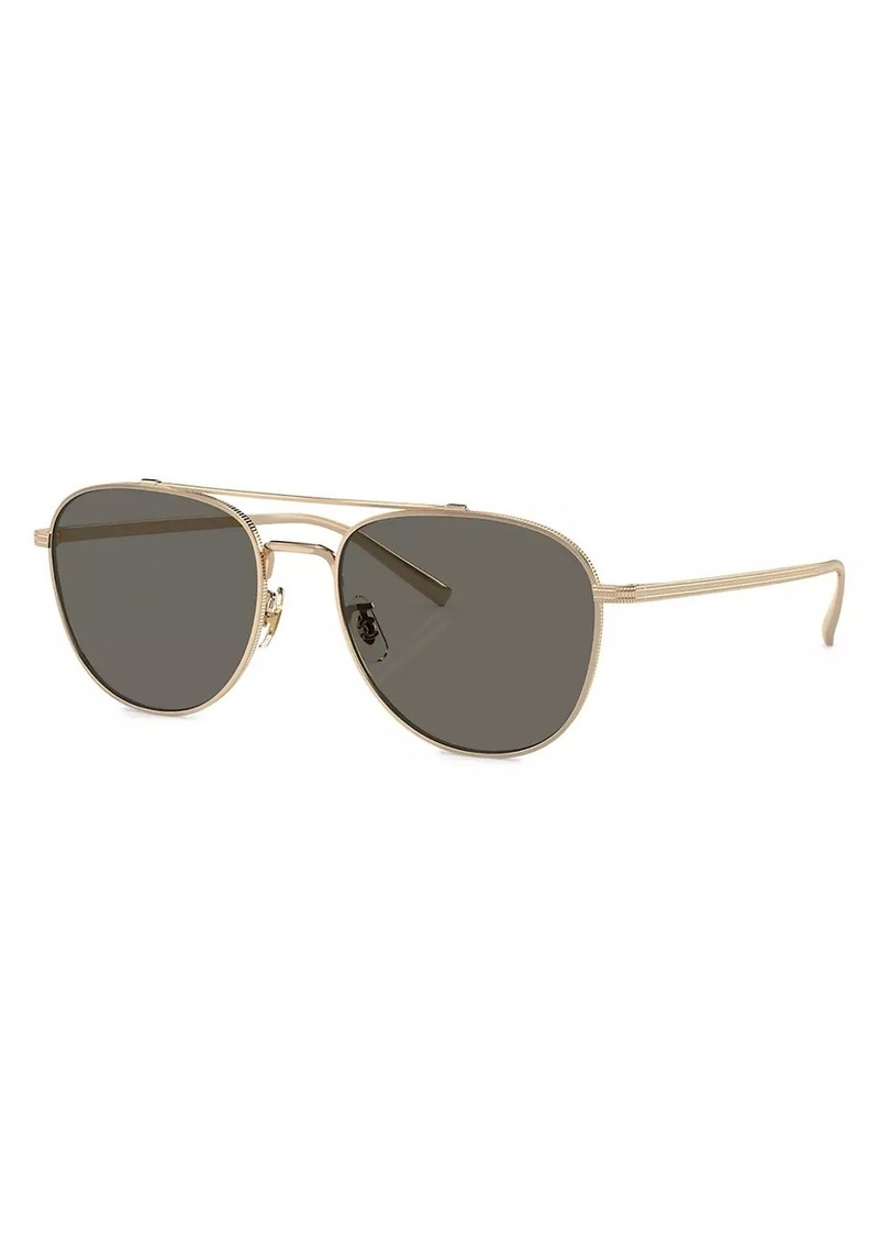 Oliver Peoples Rivetti 55MM Aviator Sunglasses