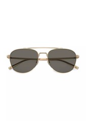 Oliver Peoples Rivetti 55MM Aviator Sunglasses