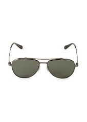 Oliver Peoples Rikson 56MM Polarized Aviator Sunglasses