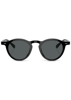 Oliver Peoples square-cut round-frame sunglasses