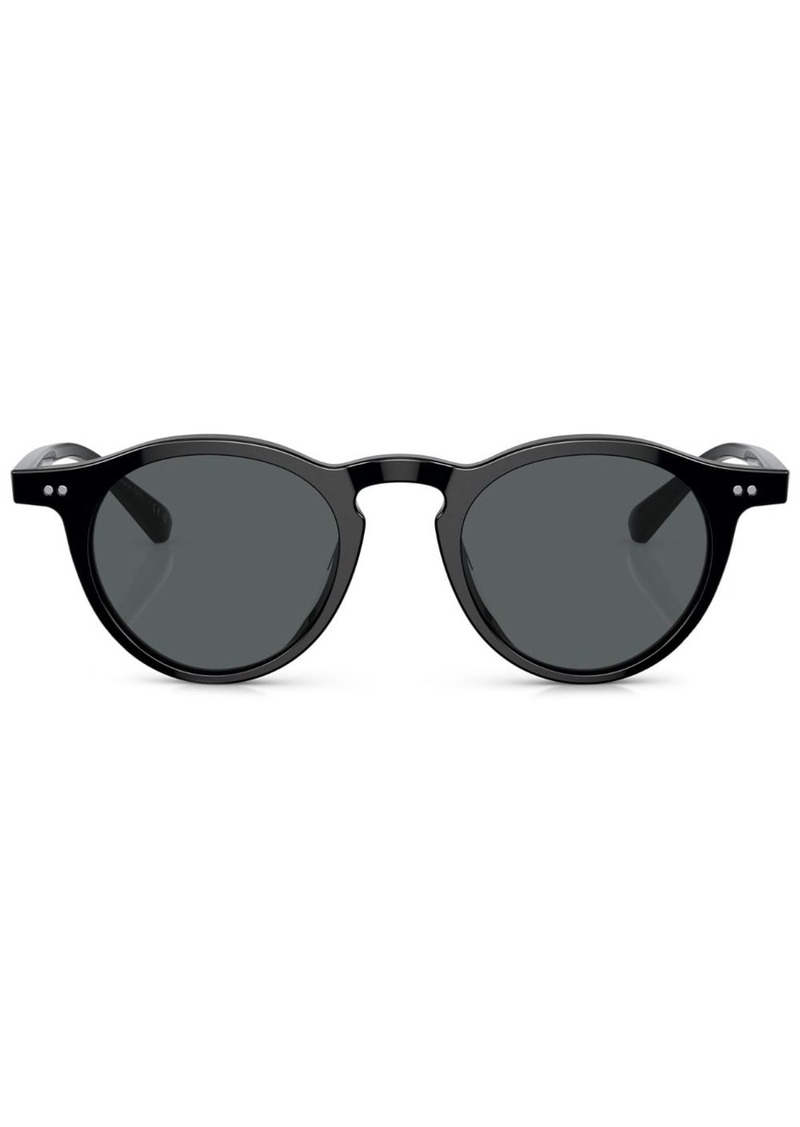 Oliver Peoples square-cut round-frame sunglasses