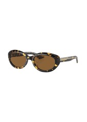 Oliver Peoples tortoiseshell-effect oval sunglasses