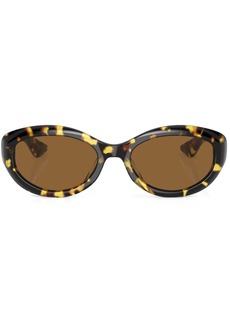Oliver Peoples tortoiseshell-effect oval sunglasses