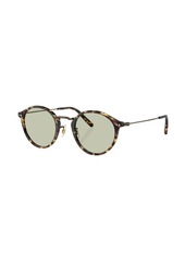 Oliver Peoples tortoiseshell round-frame sunglasses