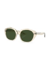 Oliver Peoples transparent oversize-frame sunglasses