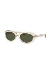 Oliver Peoples transparent round-frame sunglasses